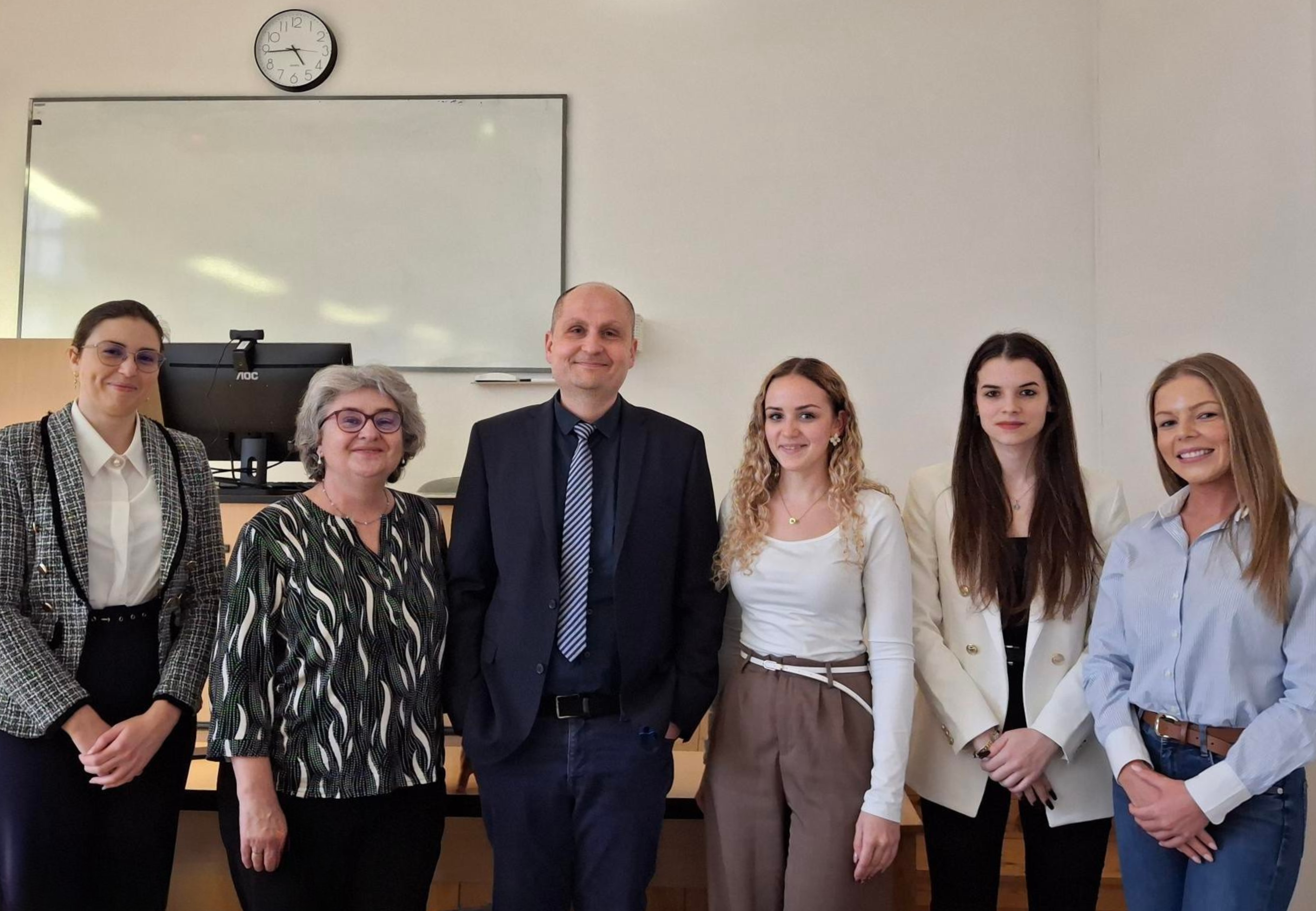 Dr. Bérces Viktor előadásán készült csoportkép.